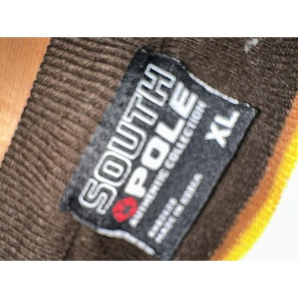 VINTAGE x SOUTHPOLE Short Sleeve Sweater Mens XL Oversized Skateboarding Striped - Picture 8 of 10